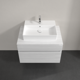 Тумба під раковину Villeroy & Boch Legato 80х55 см ДСП біле дерево B60200E8