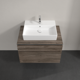 Тумба під раковину Villeroy & Boch Legato 80х55 см ДСП кам'яний дуб B60200RK