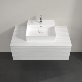 Тумба під раковину Villeroy & Boch Legato 100х38 см ДСП біле дерево B60300E8