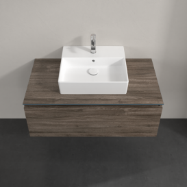 Тумба під раковину Villeroy & Boch Legato 100х38 см ДСП кам'яний дуб B60300RK