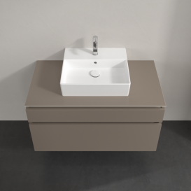 Тумба під раковину Villeroy & Boch Legato 100х55 см ДСП сірий трюфель B60400VG