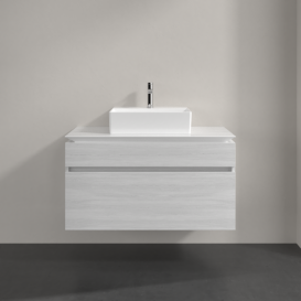 Тумба під раковину Villeroy & Boch Legato 100х55 см ДСП біле дерево B60400E8