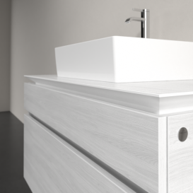 Тумба під раковину Villeroy & Boch Legato 100х55 см ДСП біле дерево B60400E8