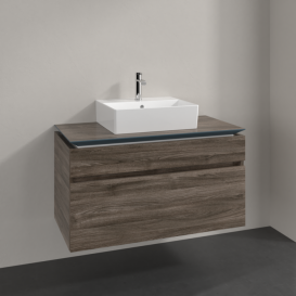 Тумба під раковину Villeroy & Boch Legato 100х55 см ДСП кам'яний дуб B60400RK