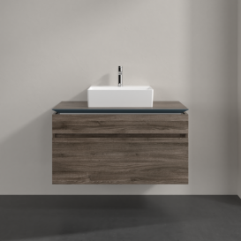 Тумба під раковину Villeroy & Boch Legato 100х55 см ДСП кам'яний дуб B60400RK