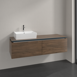 Тумба під раковину Villeroy & Boch Legato 140х38 см ДСП дуб аризона B61300VH