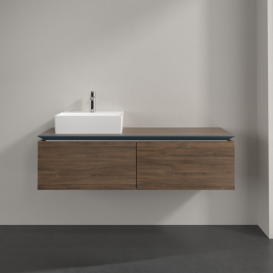 Тумба під раковину Villeroy & Boch Legato 140х38 см ДСП дуб аризона B61300VH