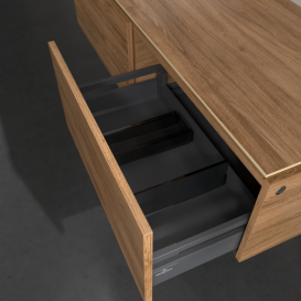 Тумба під раковину Villeroy & Boch Legato 140х38 см ДСП дуб канзас B61300RH