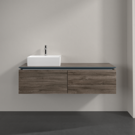 Тумба під раковину Villeroy & Boch Legato 140х38 см ДСП кам'яний дуб B61300RK