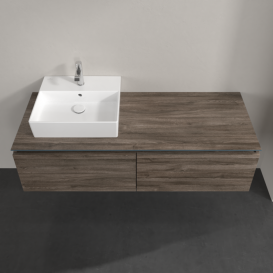 Тумба під раковину Villeroy & Boch Legato 140х38 см ДСП кам'яний дуб B61300RK