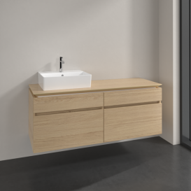 Тумба під раковину Villeroy&Boch Legato 140х55 см ДСП північний дуб B61400VJ