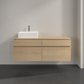 Тумба під раковину Villeroy&Boch Legato 140х55 см ДСП північний дуб B61400VJ