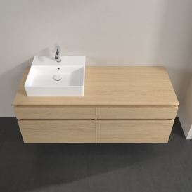 Тумба під раковину Villeroy&Boch Legato 140х55 см ДСП північний дуб B61400VJ