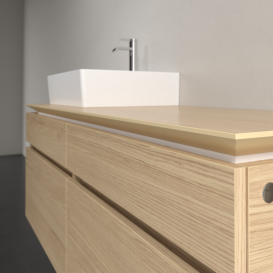 Тумба під раковину Villeroy&Boch Legato 140х55 см ДСП північний дуб B61400VJ