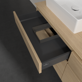 Тумба під раковину Villeroy&Boch Legato 140х55 см ДСП північний дуб B61400VJ