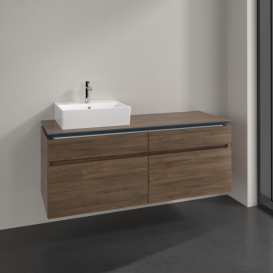 Тумба під раковину Villeroy & Boch Legato 140х55 см ДСП дуб аризона B61400VH