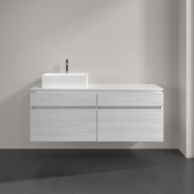 Тумба під раковину Villeroy & Boch Legato 140х55 см ДСП біле дерево B61400E8