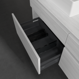 Тумба під раковину Villeroy & Boch Legato 140х55 см ДСП біле дерево B61400E8