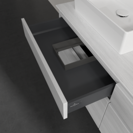 Тумба під раковину Villeroy & Boch Legato 140х55 см ДСП біле дерево B61400E8