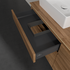 Тумба під раковину Villeroy & Boch Legato 140х55 см ДСП дуб канзас B61400RH