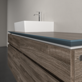 Тумба під раковину Villeroy & Boch Legato 140х55 см ДСП кам'яний дуб B61400RK