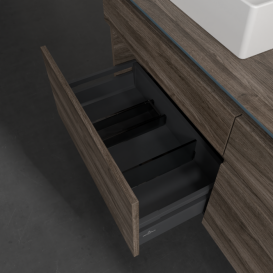 Тумба під раковину Villeroy & Boch Legato 140х55 см ДСП кам'яний дуб B61400RK