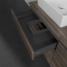 Тумба під раковину Villeroy & Boch Legato 140х55 см ДСП кам'яний дуб B61400RK