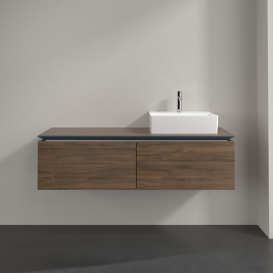 Тумба під раковину Villeroy & Boch Legato 140х38 см ДСП дуб аризона B61500VH