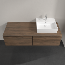 Тумба під раковину Villeroy & Boch Legato 140х38 см ДСП дуб аризона B61500VH