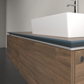 Тумба під раковину Villeroy & Boch Legato 140х38 см ДСП дуб аризона B61500VH