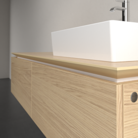 Тумба під раковину Villeroy&Boch Legato 140х38 см ДСП північний дуб B61500VJ