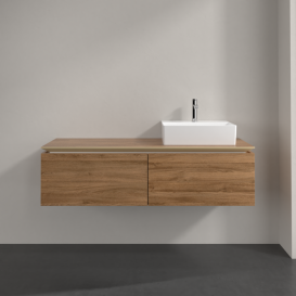 Тумба под раковину Villeroy & Boch Legato 140х38 см ДСП дуб канзас B61500RH