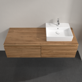 Тумба под раковину Villeroy & Boch Legato 140х38 см ДСП дуб канзас B61500RH