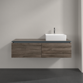 Тумба під раковину Villeroy & Boch Legato 140х38 см ДСП кам'яний дуб B61500RK