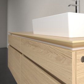 Тумба під раковину Villeroy&Boch Legato 140х55 см ДСП північний дуб B61600VJ