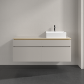 Тумба под раковину Villeroy & Boch Legato 140х55 см ДСП нежно-серый B61600VK