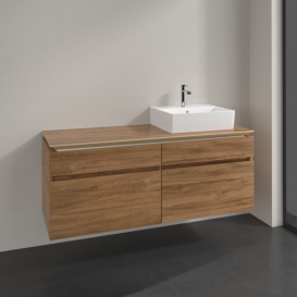 Тумба під раковину Villeroy & Boch Legato 140х55 см ДСП дуб канзас B61600RH