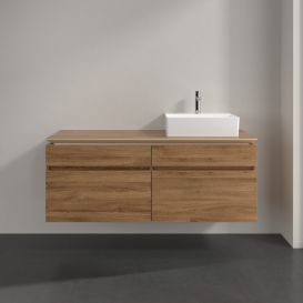 Тумба під раковину Villeroy & Boch Legato 140х55 см ДСП дуб канзас B61600RH