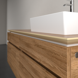 Тумба під раковину Villeroy & Boch Legato 140х55 см ДСП дуб канзас B61600RH