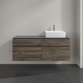 Тумба под раковину Villeroy & Boch Legato 140х55 см ДСП каменный дуб B61600RK