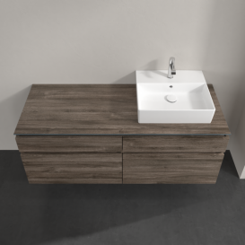 Тумба под раковину Villeroy & Boch Legato 140х55 см ДСП каменный дуб B61600RK