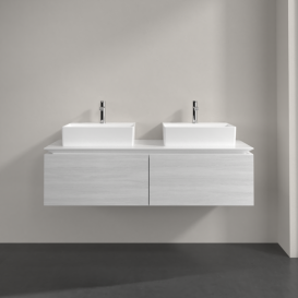 Тумба під раковину Villeroy & Boch Legato 140х38 см ДСП біле дерево B66800E8