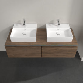 Тумба під раковину Villeroy & Boch Legato 140х38 см ДСП дуб аризона B66800VH