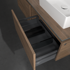 Тумба під раковину Villeroy & Boch Legato 140х38 см ДСП дуб аризона B66800VH