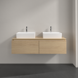 Тумба під раковину Villeroy&Boch Legato 140х38 см ДСП північний дуб B66800VJ