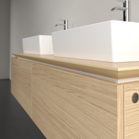 Тумба під раковину Villeroy&Boch Legato 140х38 см ДСП північний дуб B66800VJ