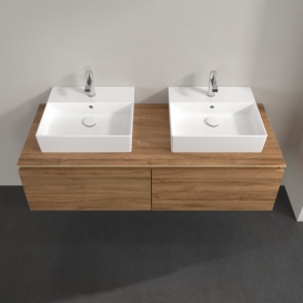 Тумба під раковину Villeroy & Boch Legato 140х38 см ДСП дуб канзас B66800RH