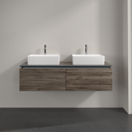 Тумба под раковину Villeroy & Boch Legato 140х38 см ДСП каменный дуб B66800RK