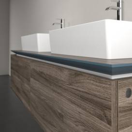 Тумба под раковину Villeroy & Boch Legato 140х38 см ДСП каменный дуб B66800RK