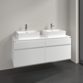Тумба под раковину Villeroy & Boch Legato 140х55 см ДСП белый матовый B66900MS